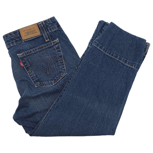Levi's Denim - Levi's 515 Jeans Woman's 10 Capri Dark Wash